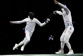Lucas Malcotti et Alexis Bayard opposés lors de leur duel en finale de la Coupe du Monde à Berne en novembre 2023.